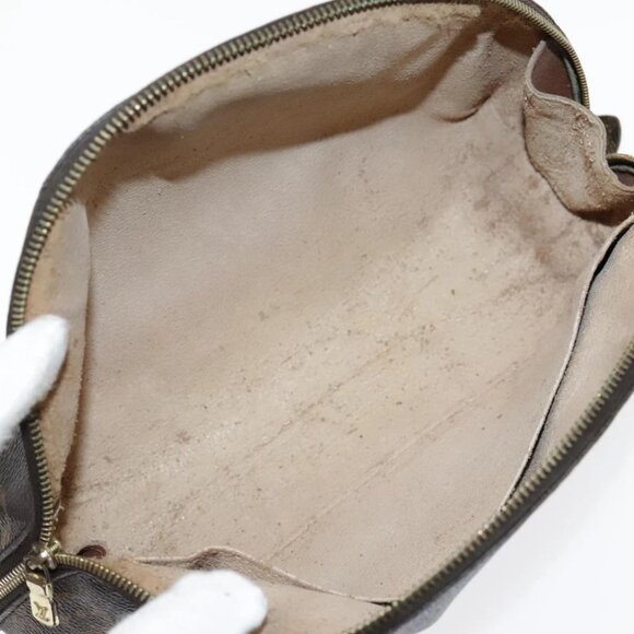 LOUIS VUITTON Monogram Trousse Demi Ronde Cosmetic Pouch M47520 LV Auth 94325 - Picture 11 of 15
